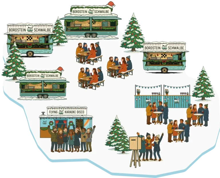 Bordsteinschwalbe-Weihnachtsfeiern-weihnachtsmarkt